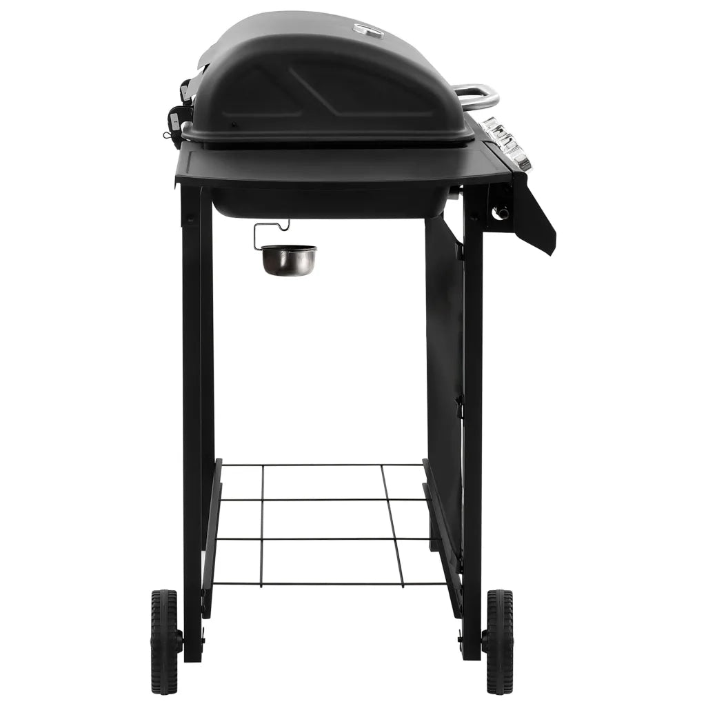 Griglia Barbecue a Gas con 4 Bruciatori Nera CFW6106544