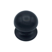 Pomolo fisso per porta SAGUATTI 869/70QOB in alluminio nero opaco