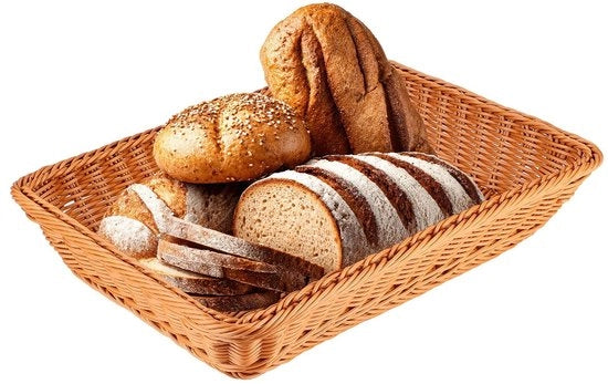 Rotazione per Pane - Sacchetto per Pane - Telaio per Pane - Sostenibile e Leggero - Corno per Caffè - Contenitore per Alimenti - Adatto per Cucina e Sala da Pranzo