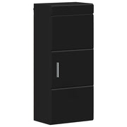 Armadio da Bagno | Mobile da Bagno a muro con porta TULUM Nero 37 x 24,5 x 86 cm