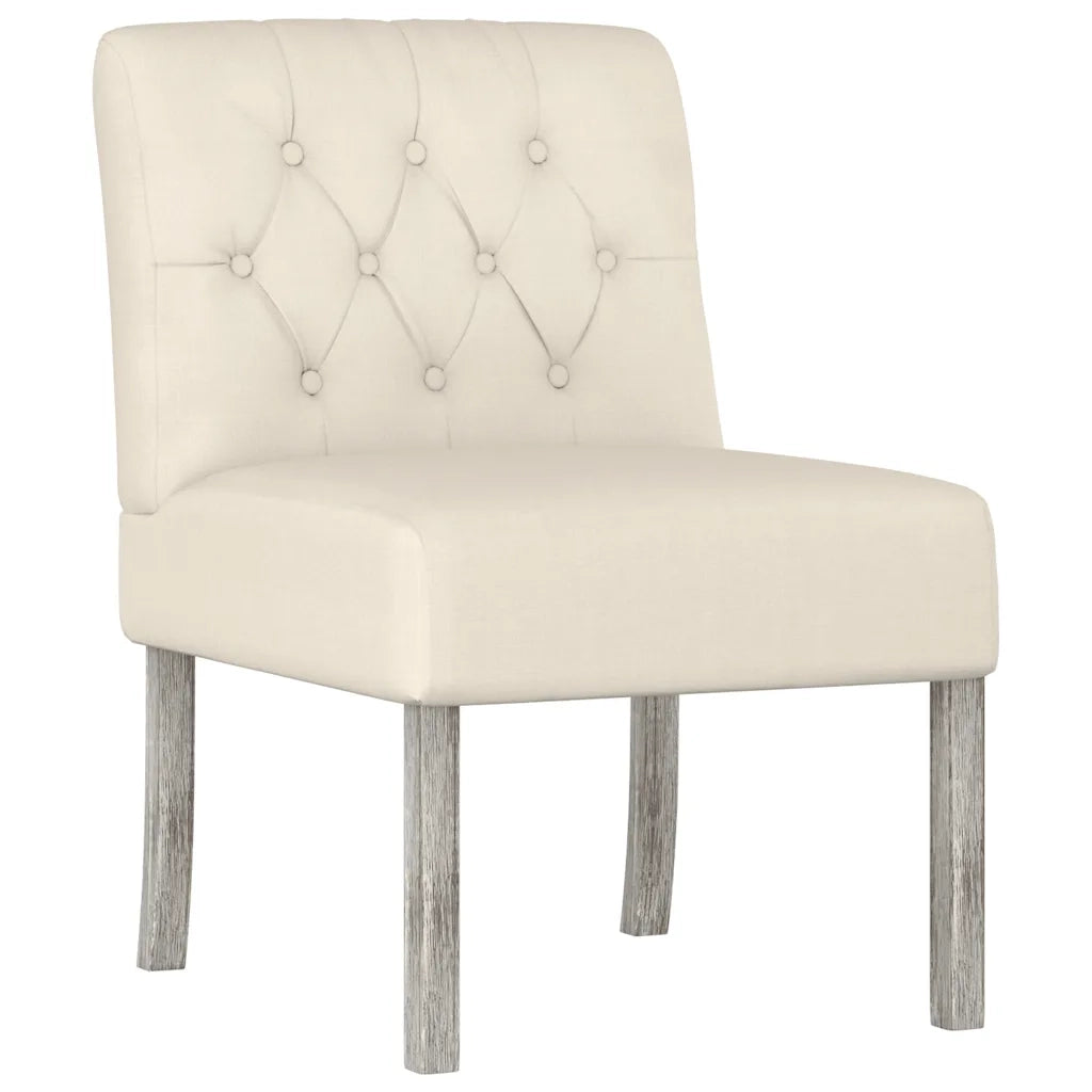 Sedia Pantofola Tessuto Lino Design Bottonicod mxl 118580