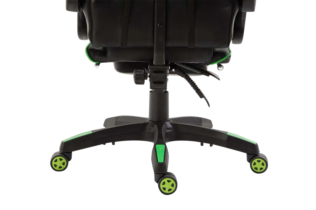 Poltrona gaming IGNITE in similpelle Nero/verde