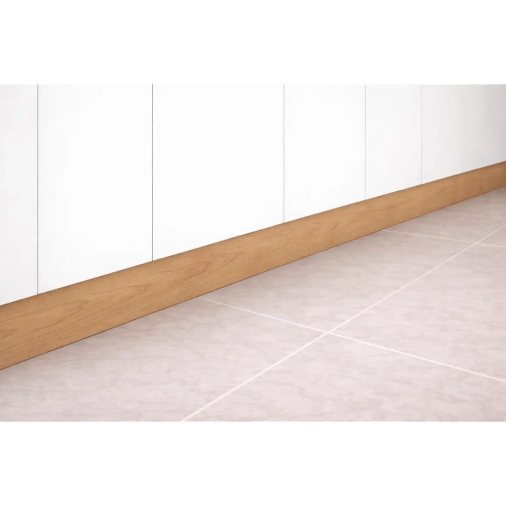 Calandrelli Zoccolo Cucina PVC 2 m H15 cm Noce Chiaro