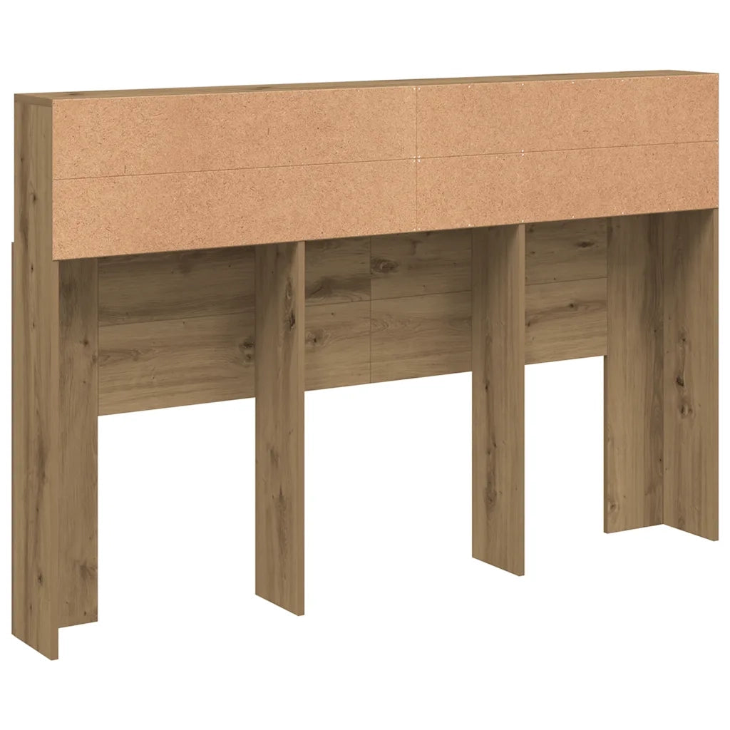 Testiera | Testata con Contenitore Artigianale 160x19x103,5cm Multistrato