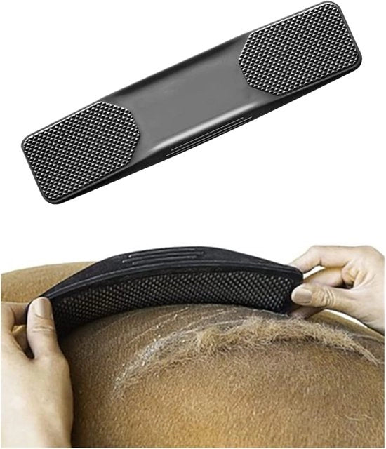 Kit di cura per il pelo di cavallo - Pennello per la cura del pelo - Pulizia del pelo - 6-in-1 Multifunzionale - 20x4,5x2 cm - Nero