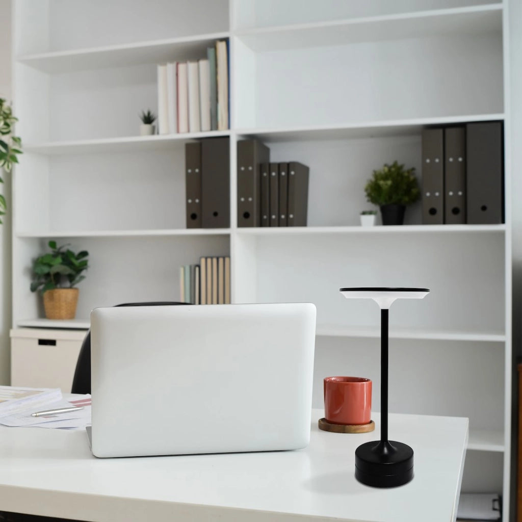 Lampada da tavolo nera LED 2,5W CCT USB-C TAVOLO Milagro