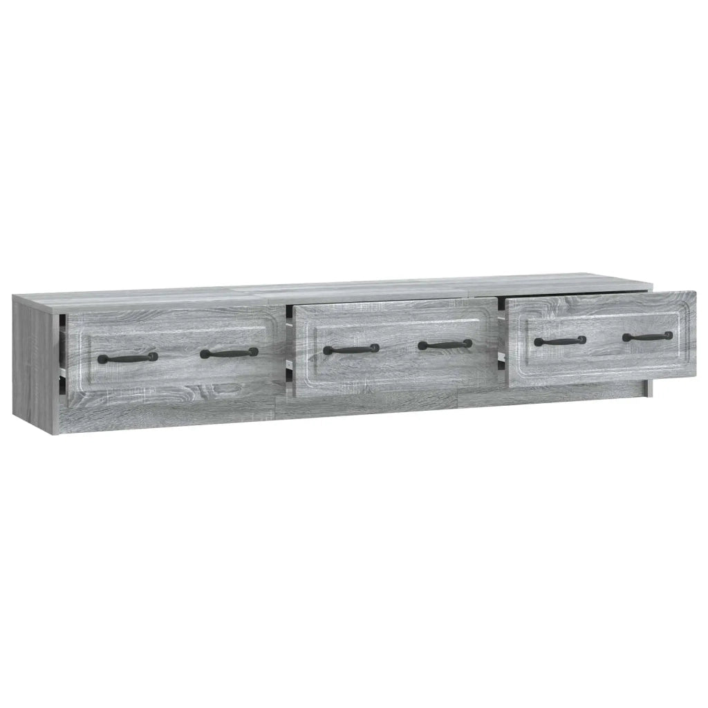Mobile TV Grigio Sonoma 147 x 34,5 x 27 cm Legno ingegnerizzato