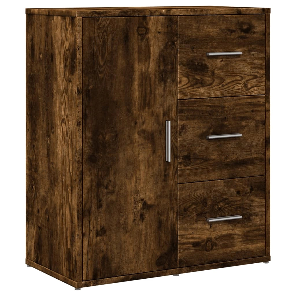 Buffet credenza cassettiera armadio mobile contenitore organizer per cucina soggiorno salotto 60 x 31 x 70 cm legno ingegnerizzato marrone 02_0030969