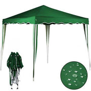 Gazebo da Giardino Pieghevole 3x3 m Impermeabile Richiudibile con Sacca Verde