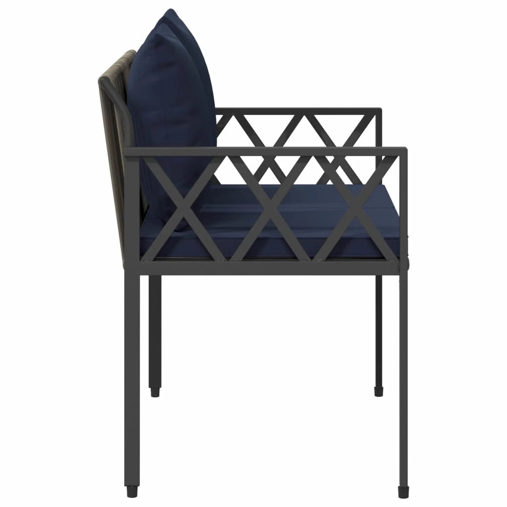 Panchine da esterno 2 -Seater 116 x 56 x 75 cm polyrattan 42025355