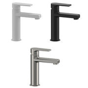 Miscelatore lavabo medio bianco opaco Mariani serie Artic scarico incluso