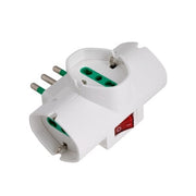 FME 87321 ADATTATORE 16A 3 P BIP.SCHUKO+INTERRUTTORE