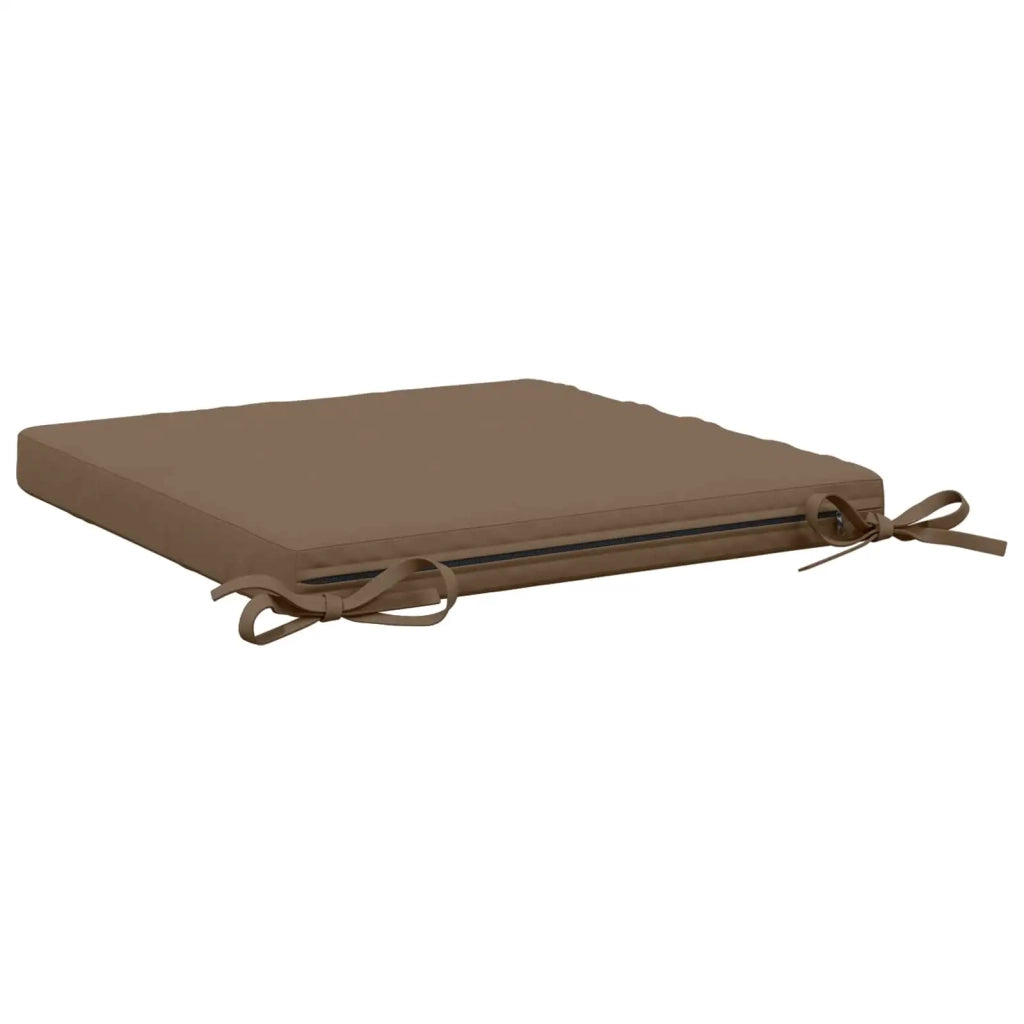 Cuscini per Sedia in 4 Pezzi SOEST 4 pz 100% Poliestere Tortora 944355