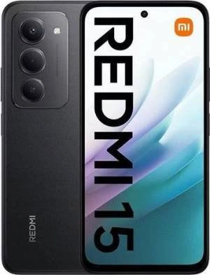 Smartphone xiaomi redmi 15 4g 6+128gb duos midnight black europa