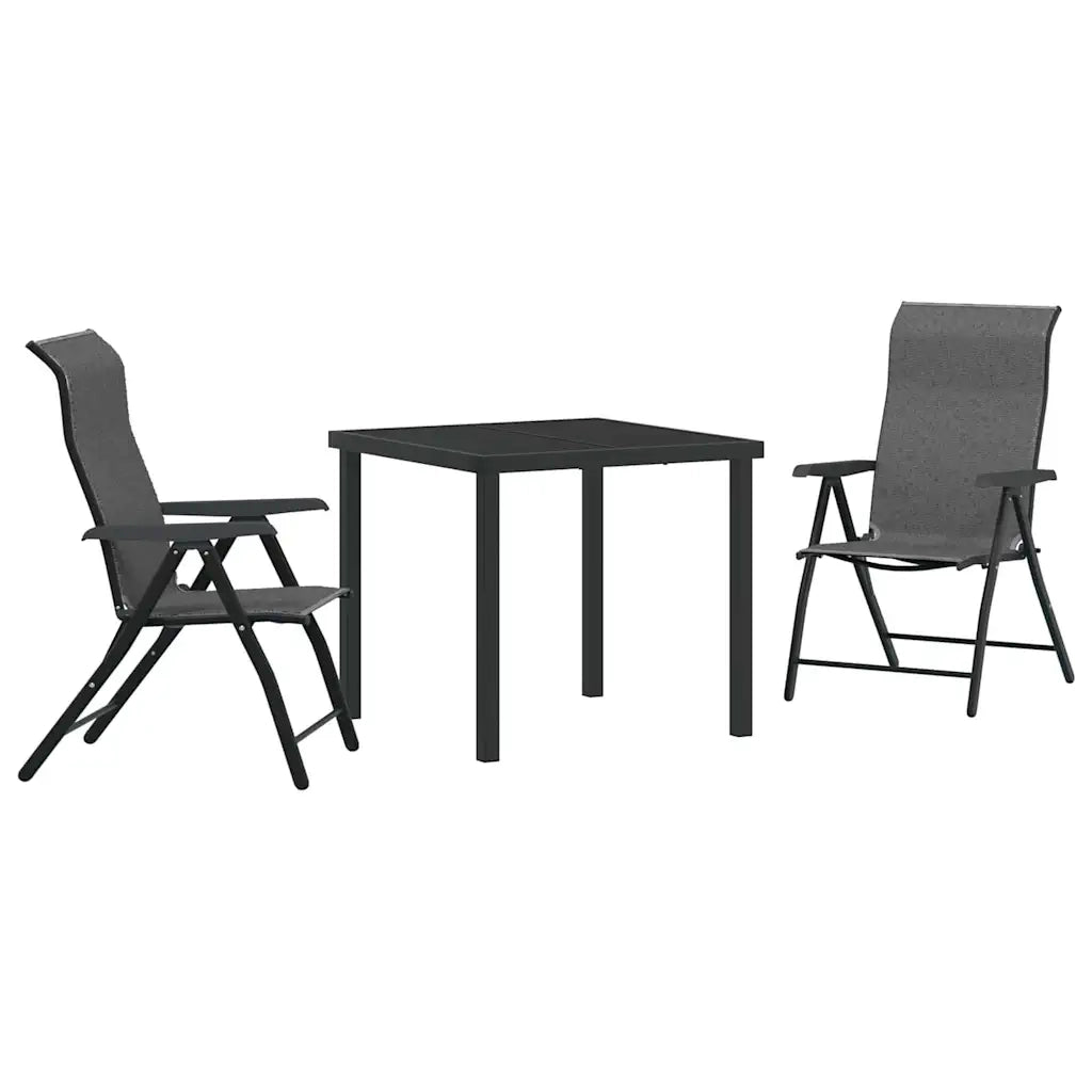 Set da Pranzo per Giardino 3 pcs Grigio 3379275