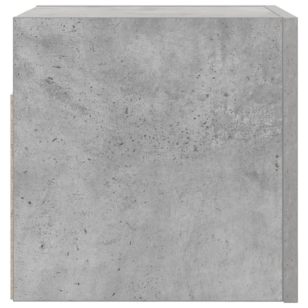 Armadietti a Parete per TV 4 pz Grigio Cemento 30,5x30x30 cm cod mxl 59624