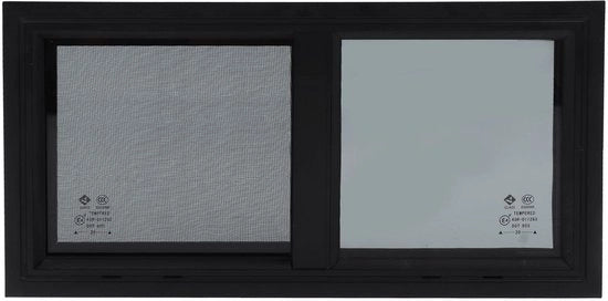 Finestra scorrevole per camper - 550x260mm - Vetro temperato - Sostituzione - Adatta per camper