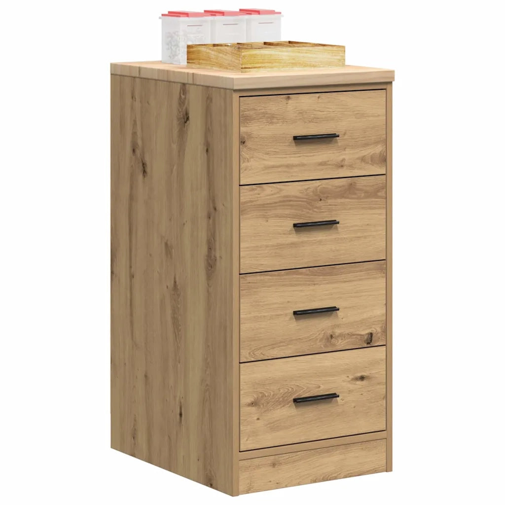Armadietto per Garage in Rovere Artigianale 40x51x85 cm 860597