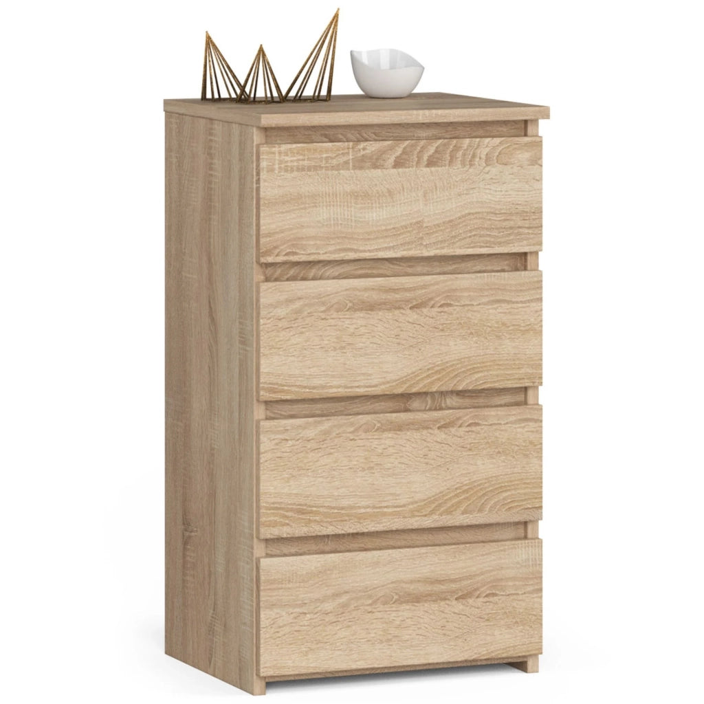 Cassettiera AKORD CL4 Cassettiera Sonoma Quercia 40 cm 4 cassetti 40x35x74 cm