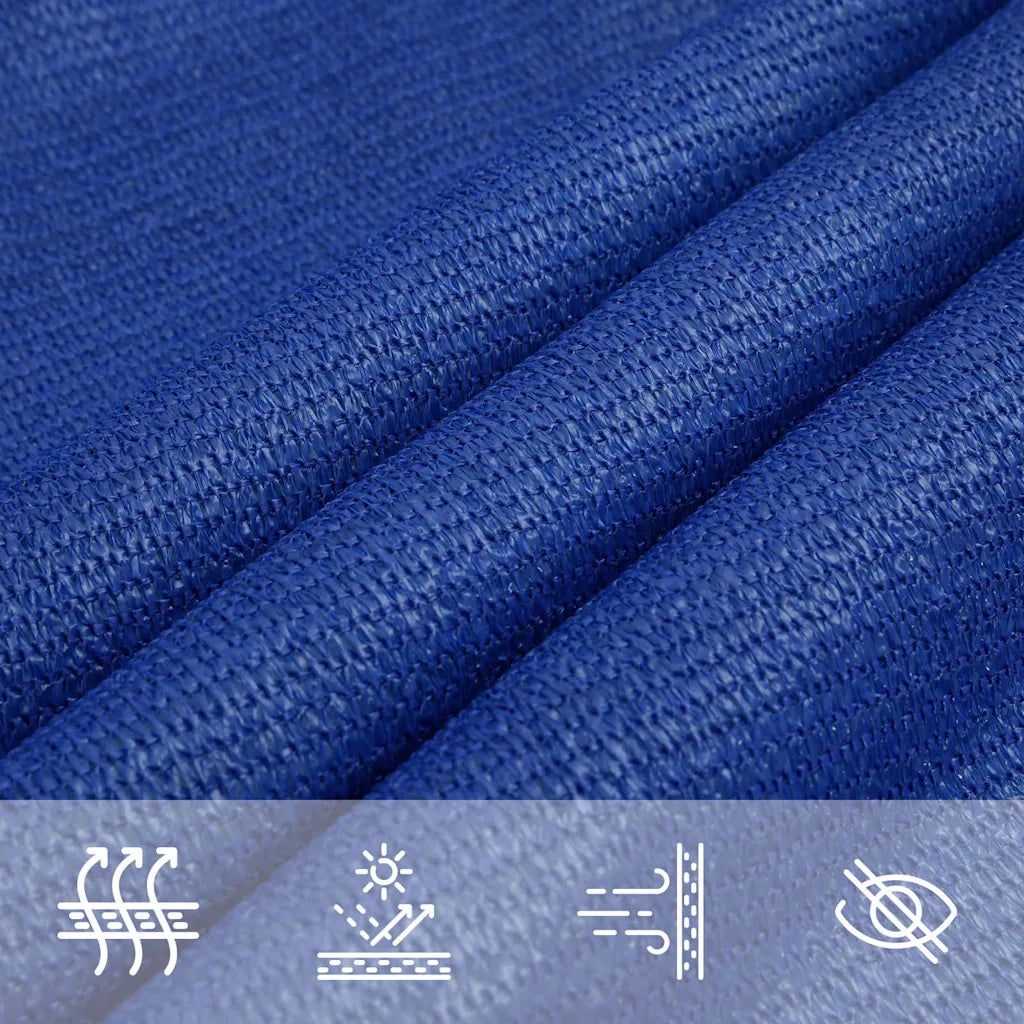 Vela Parasole 160 g/m² Rettangolare Blu 3,5x4,5 m in HDPE 311516