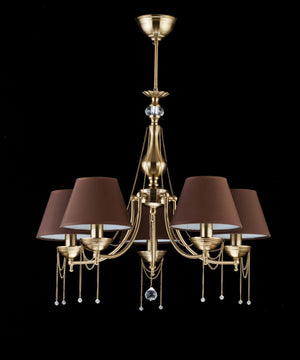 Lampadario Royal Classic in Metallo Chester Ottone