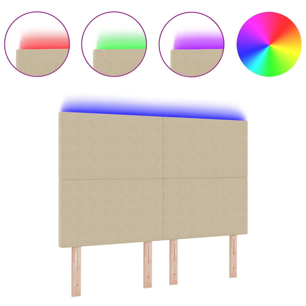 Luce da Testata LED Verde Grigio 72 cm in Tessuto di Corda di