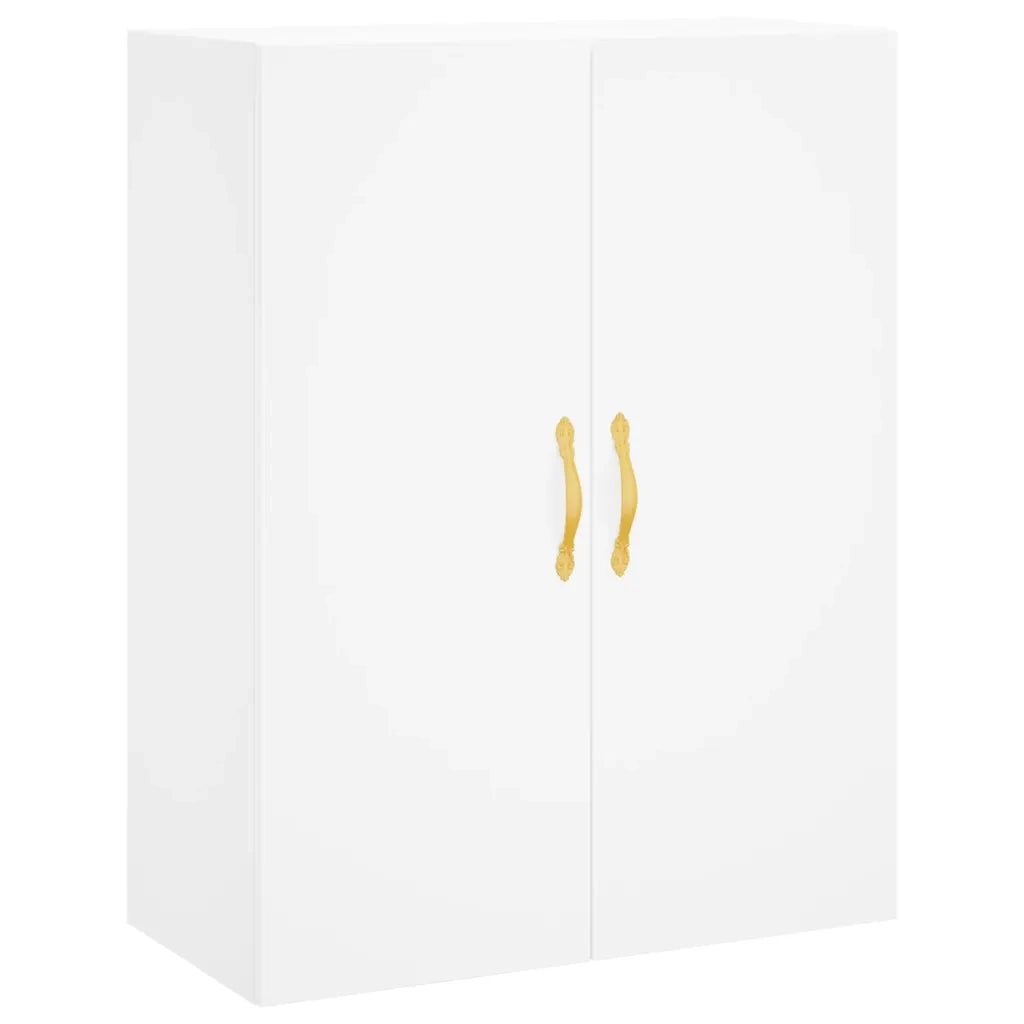 Credenza Bianca 69,5x34x180 cm in Legno Multistrato 3195939
