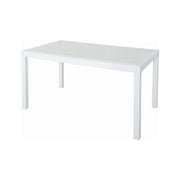 Tavolo da esterno bica 9094 houston bianco