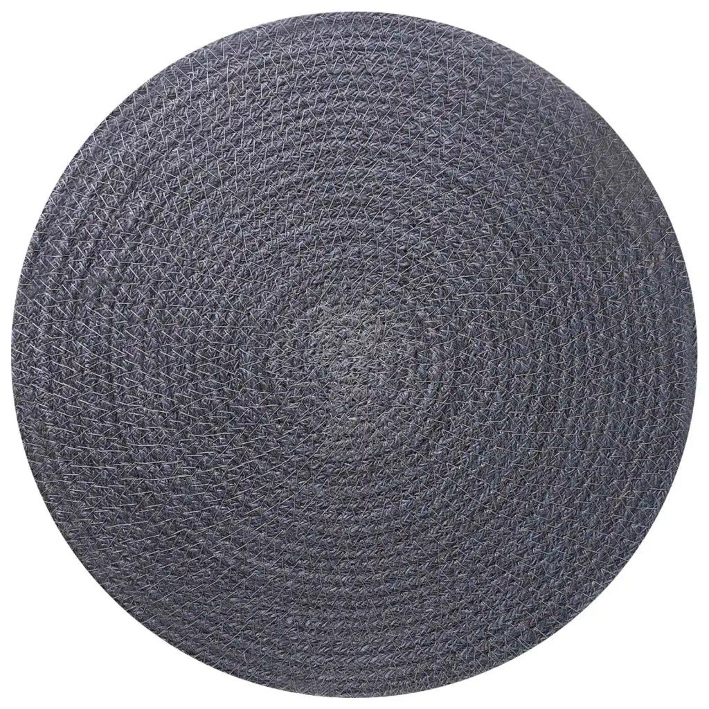Sottobicchieri in juta 6 pcs Grigio scuro Ø 30 cm 42012309