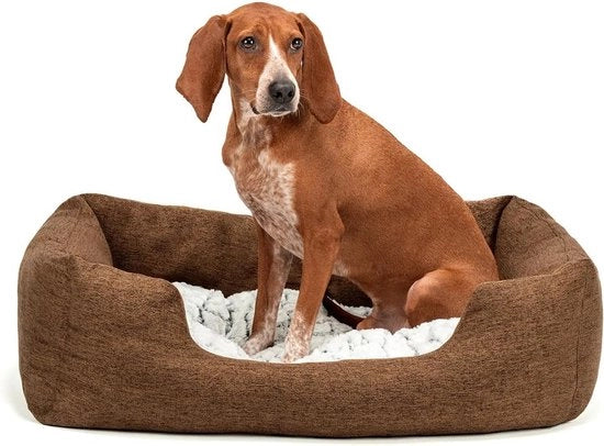 Cuscino per Animali con Cuscino Invertibile | Culla morbida e calda per Cani e Gatti | Dimensioni M 80x60 cm