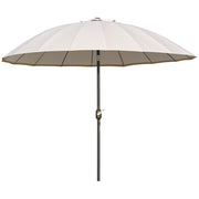 Ombrellone da Giardino e Terrazza ¨C Zephmum ¨C Crema 2.5x2.5m