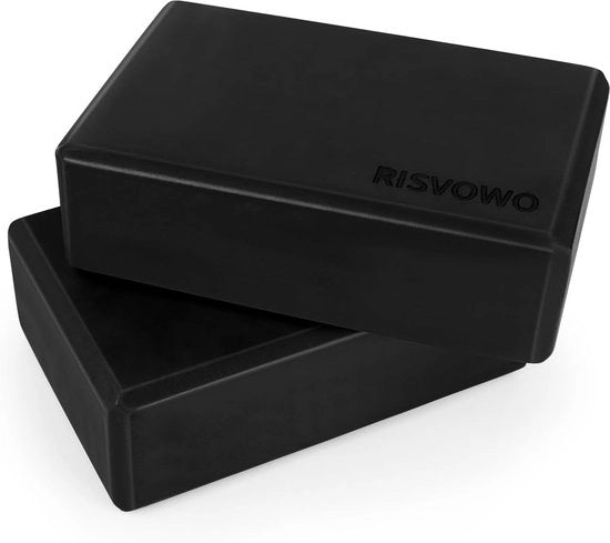 Blocchi yoga in EVA - 2 pezzi - robusti - antiscivolo - per pilates, meditazione e fitness per principianti e avanzati