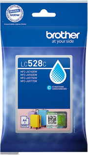Brother LC528XLC cartuccia d'inchiostro 1 pz Originale Rendimento ultra elevato Ciano