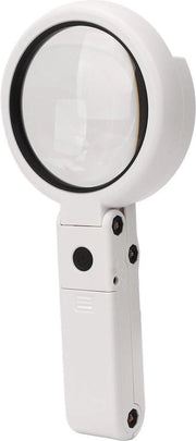 Verglassio da Scrivania con Illuminazione a LED e Base Stabile - Potenza Duplice 11 x 5 Ampliamento - Viso ad Alta Definizione per la lettura