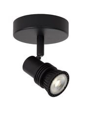 Faretto da soffitto KIANTI Lucide 1xGU10 nero IP20