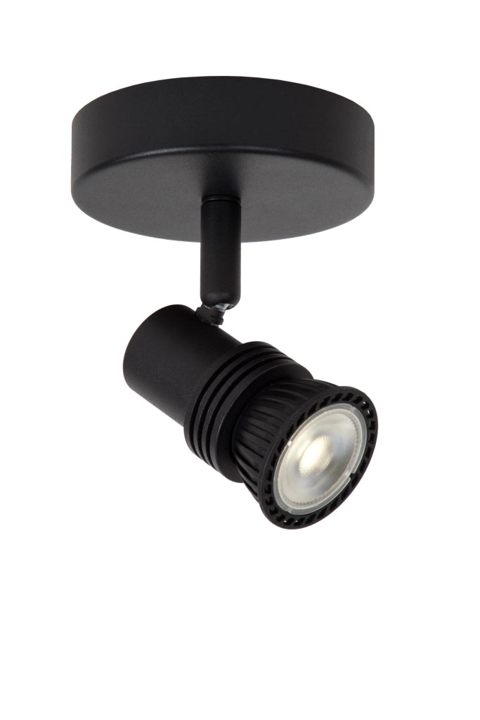 Faretto da soffitto KIANTI Lucide 1xGU10 nero IP20