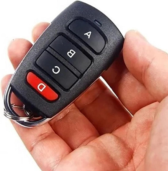Pulsante Remoto a Batterie per Porta Garagem 433 MHz Impermeabile con 4 Tasti