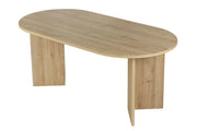 Tavolo da pranzo in legno "Sablin" 180 x 90 x 75 cm - Rovere di Cadice