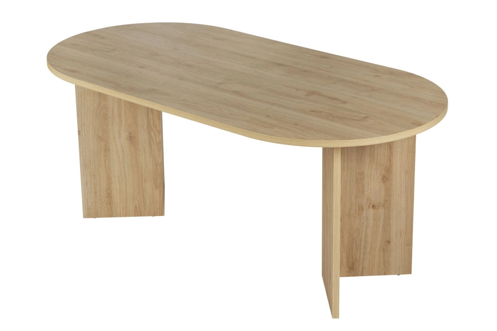Tavolo da pranzo in legno "Sablin" 180 x 90 x 75 cm - Rovere di Cadice