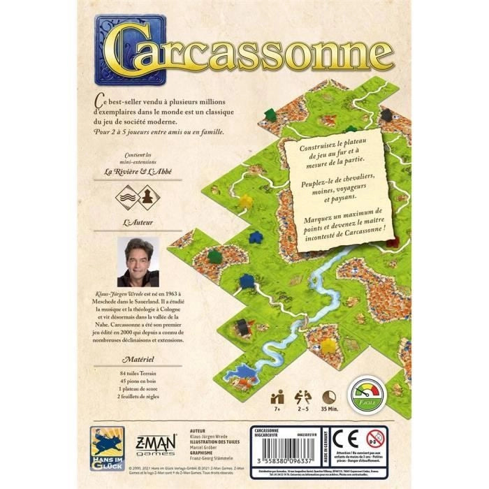 Gioco da tavolo Z-Man Games - Carcassonne