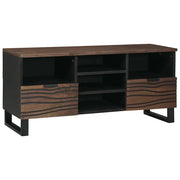 Mobile TV con cassetto-Credenza per TV Noce 100 x 33 x 46 cm Legno multistrato