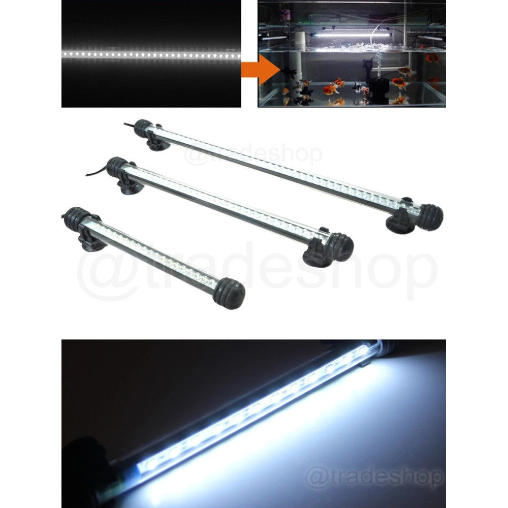 Trade Shop - Lampada Immersione Led Per Acquario Tubo Led T4 Dee Luce Pesci Bianca Rgb Blu -