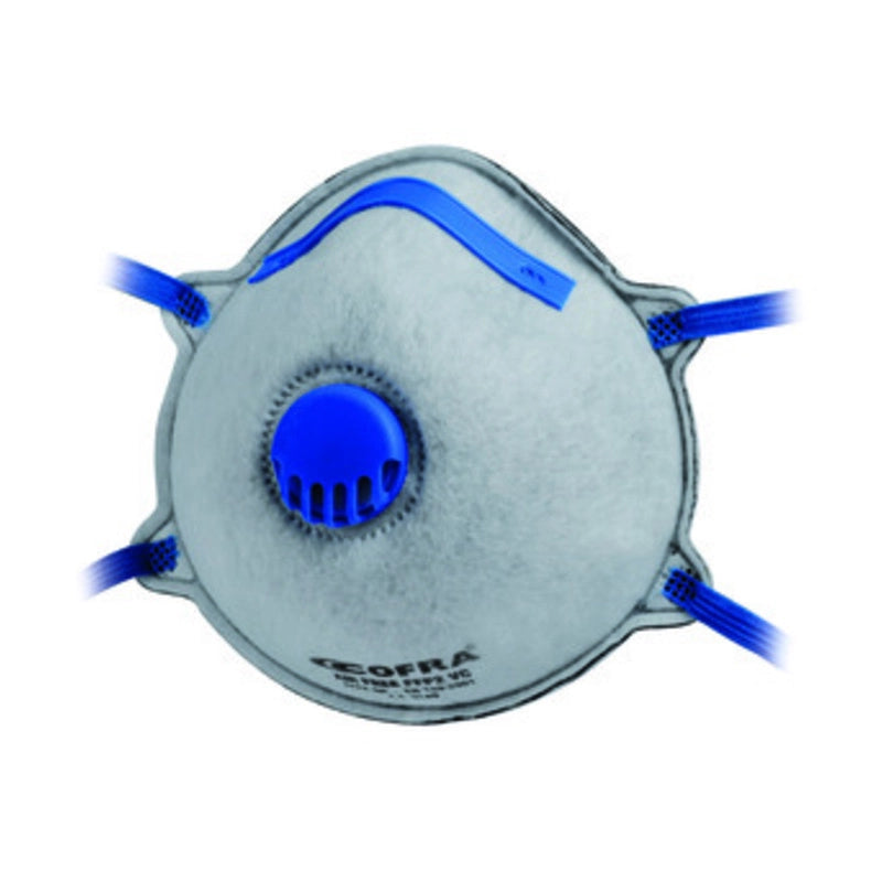 MASCHERINA PROTEZIONE COFRA FFP2 C/VALV CARB M010-K023- COFRA- 12,0 pz