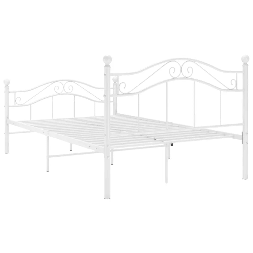 Giroletto-Struttura Letto Bianco in Metallo 120x200 cm 294408