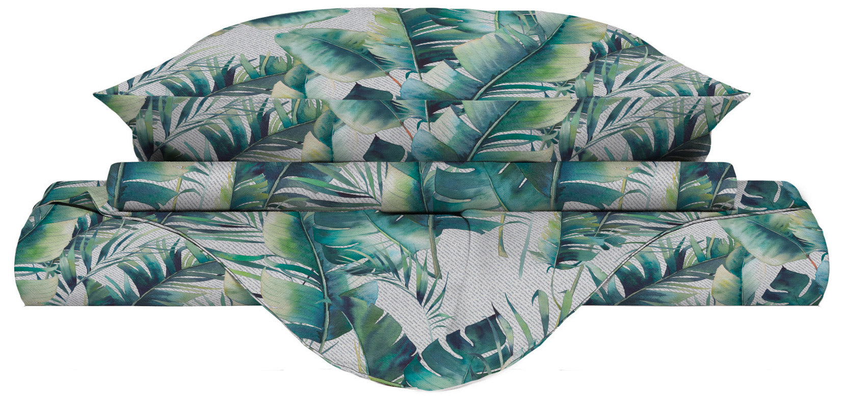 Copripiumino Singolo con Federe Stampato in Microfibra Maui