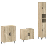 Set di armadietti da bagno in 3 pezzi HAARLEM Rovere Sonoma 3417452