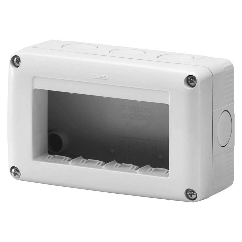 CONTENITORE DA PARETE PER APPARECCHI IP40 'SOLAR' 1 Posto - ELETTROIT