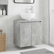 Mobile Lavabo da Parete Grigio Cemento 49,5 x 41 x 64,5 cm 890395