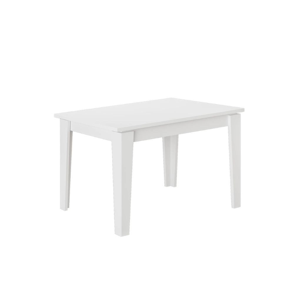 Tavolo allungabile Megaron 120x80 cm colore bianco