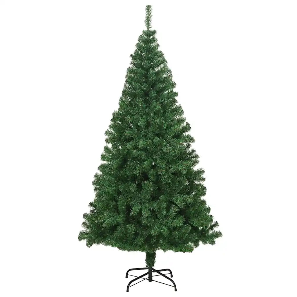 Albero di Natale artificiale con 300 LED Verde 210 cm 3396929